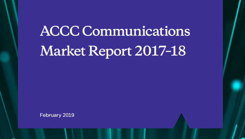 ACCC communications and broadband report