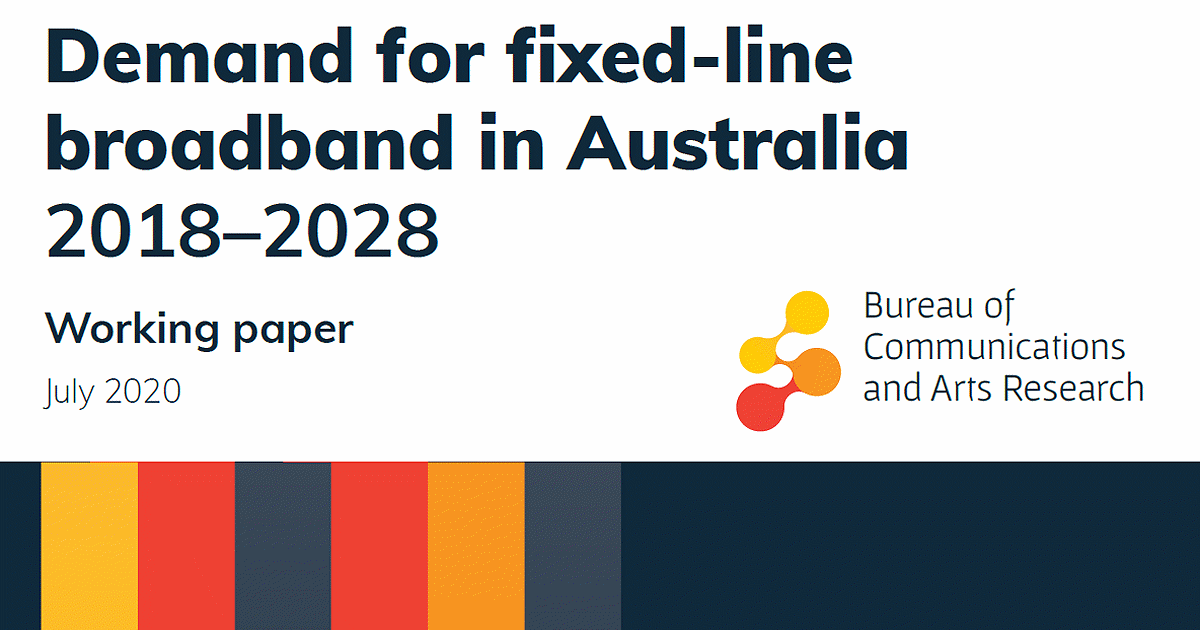 Fixed line broadband bandwidth and data demand